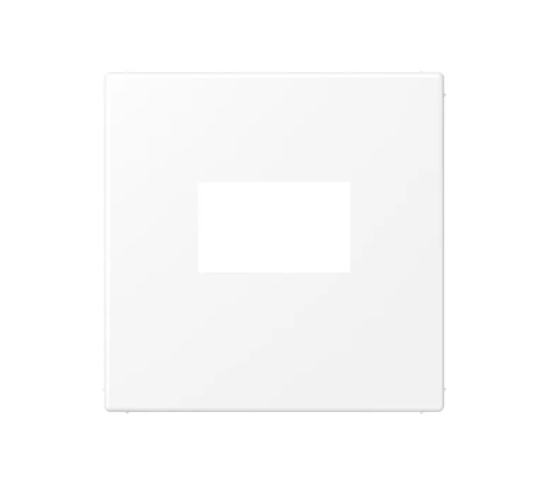 Prise*Jung Enjoliveur, LS 990, Simple, Blanc mat, Prise-USB A/C x1, L7cm, H7cm -