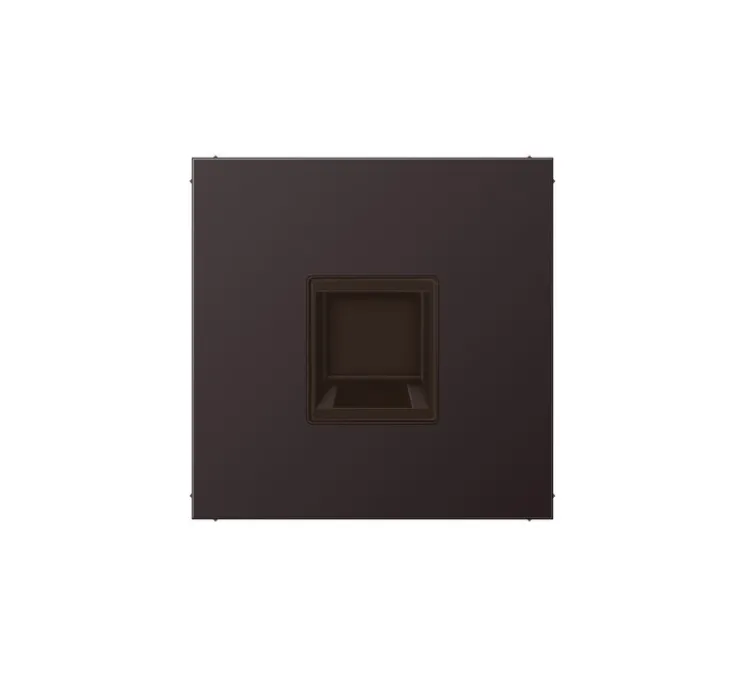 Enjoliveur, LS 990, Simple, Canon de fusil, Prise-RJ45 x1, L7cm, H7cm - Jung