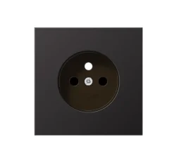 Prise*Jung Enjoliveur, LS 990, Simple, Canon de fusil, Prise-2P+T x1, L7cm, H7cm -