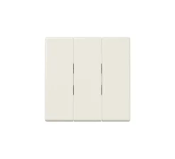 Interrupteur*Jung Enjoliveur, LS 990, Simple, Ivoire, Interrupteur x3, L7cm, H7cm -