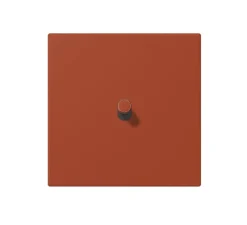 Interrupteur*Jung Enjoliveur, LS 1912, Simple, Le Corbusier Ocre Rouge 32110, Interrupteur x1, L8,5cm, H6,7cm -