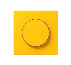 Interrupteur*Jung Enjoliveur, LS 990, Simple, Le Corbusier Jaune vif 4320W, Interrupteur x1, L8,5cm, H6,7cm -