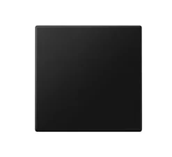 Enjoliveur, LS 990, Simple, Noir mat, Interrupteur x1, L7cm, H7cm - Jung