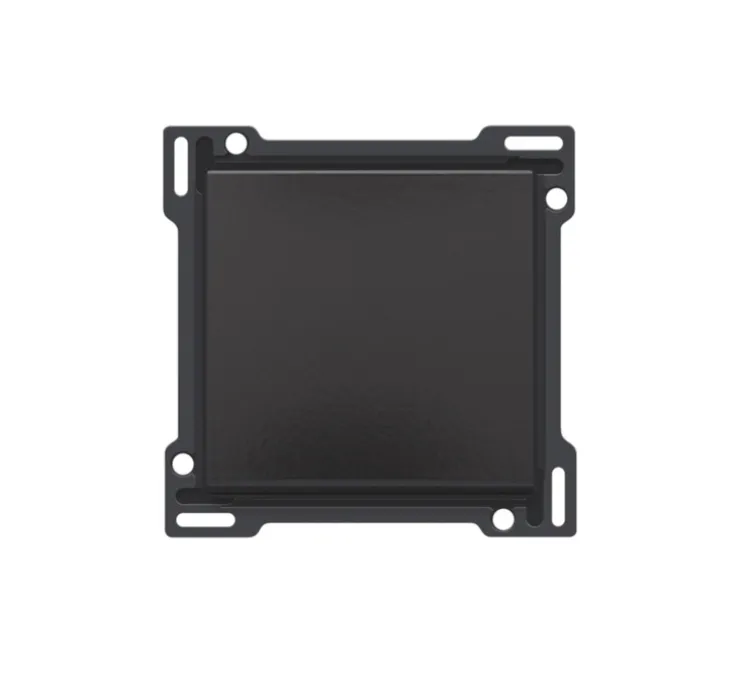 Enjoliveur, Pure, Simple, Bakelite piano black, Interrupteur x1, L5,6cm, H5,6cm - Niko