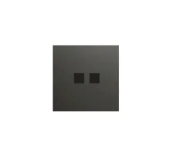 Façade, 5.1, Bridge, Simple, Fer vieilli, Prise-RJ45 x2, L9cm, H9cm - Font Barcelona