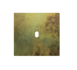 Interrupteur*Font Barcelona Façade, 5.1, Bridge, Simple,Sea brass, Interrupteur x1, L9cm, H9cm -