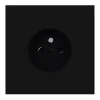 Prise*Font Barcelona Façade, Bridge, Simple, Noir mat, Prise-PC x1, L9cm, H9cm -
