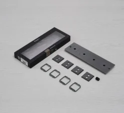 Façade, Buster, Quadruple vertical, Bronze fumé, Avec insert, L9cm, H30,3cm - Buster & Punch