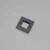 Prise|Interrupteur*Buster & Punch Façade, Buster, Simple, Bronze fumé, Sans insert, L9cm, H9cm -