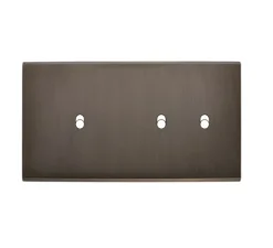 Interrupteur*Modelec Façade, Confidence, Double horizontal, Canon de fusil, Interrupteur x1, Interrupteur x2, L15,1cm, H8cm -