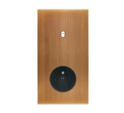 Interrupteur|Prise*Modelec Façade, Confidence, Double vertical, Vieux bronze, Interrupteur x1, Prise-2P+T x1, L8cm, H15,1cm -