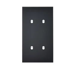 Interrupteur*Modelec Façade, Confidence, Double vertical, Noir, Interrupteur x2, Interrupteur x2, L8cm, H15,1cm -