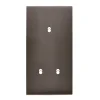 Façade, Confidence, Double vertical, Canon de fusil, Interrupteur x1, Interrupteur x2, L8cm, H15,1cm - Modelec