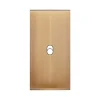 Façade, Confidence, Etroit, Vieux bronze, Interrupteur x1, L4cm, H8cm - Modelec