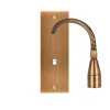 Façade, Confidence, Etroit-long, Vieux bronze, Liseuse 30 cm x1, Interrupteur x1, À vis, L4cm, H12,5cm - Modelec