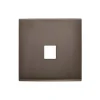 Façade, Confidence, Simple, Canon de fusil, Prise-RJ45 x1, L8cm, H8cm - Modelec