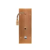 Façade, Confidence, Triple vertical, Vieux bronze, Interrupteur x1, Liseuse x1, Prise-USB A/C x1, L8cm, H22,2cm - Modelec