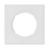 Prise|Interrupteur*Fontini Façade, DOM, Simple, Blanc mat, Interrupteur ou prise, L8,6cm, H8,6cm -