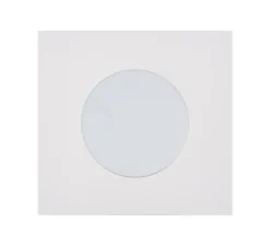 Interrupteur*Modelec Façade, Désir, Simple, Blanc mat, Variateur rotatif x1, L8cm, H8cm -