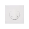 Accessoires*Modelec Façade, Désir, Simple, Blanc mat, Sortie de câble x1, L8cm, H8cm -