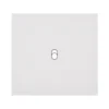 Interrupteur*Modelec Façade, Désir, Simple, Blanc mat, Interrupteur x1, L8cm, H8cm -