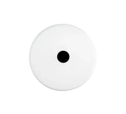 Accessoires*Modelec Façade, Iris, Simple, Blanc satin, Sortie de câble x1, L8cm, H8cm -