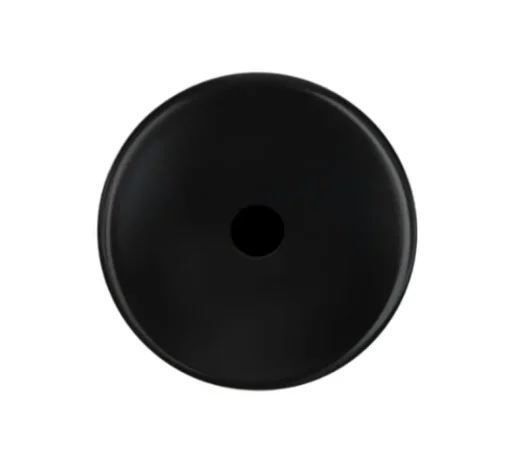 Accessoires*Modelec Façade, Iris, Simple, Noir satin, Sortie de câble x1, L8cm, H8cm -