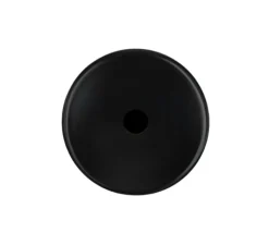 Accessoires*Modelec Façade, Iris, Simple, Noir soft touch, Sortie de câble x1, L8cm, H8cm -
