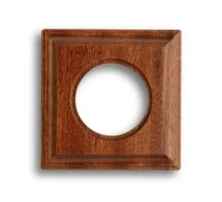 Façade, Venezia, Simple, Hêtre, Interrupteur x1, L9cm, H9cm - Fontini