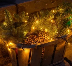 Enfants*Sirius Guirlande lumineuse, Top-Line Start Set, , IP44, LED, L1000cm, Hcm - noir