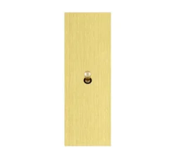 Interrupteur, Allure, Etroit-long, Or clair, Simple-allumage x1, Laiton, L4cm, H13cm - 6ixtes