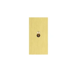 Interrupteur*6ixtes Interrupteur, Allure, Etroit, Or clair, Simple-allumage x1, Laiton, L4cm, H8cm -