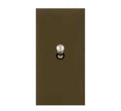 Interrupteur, Allure, Etroit, Bronze, Simple-allumage x1, Nickel, L4cm, H8cm - 6ixtes