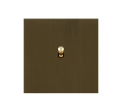 Interrupteur*6ixtes Interrupteur, Allure, Simple, Bronze, On/Off x1, Laiton, L8cm, H8cm -