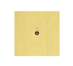 Interrupteur*6ixtes Interrupteur, Allure, Simple, Or clair, Poussoir x1, Laiton, L8cm, H8cm -