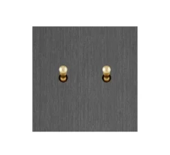 Interrupteur*6ixtes Interrupteur, Allure, Simple, Canon de fusil, Simple-allumage x1, Poussoir x1, Laiton, L8cm, H8cm -