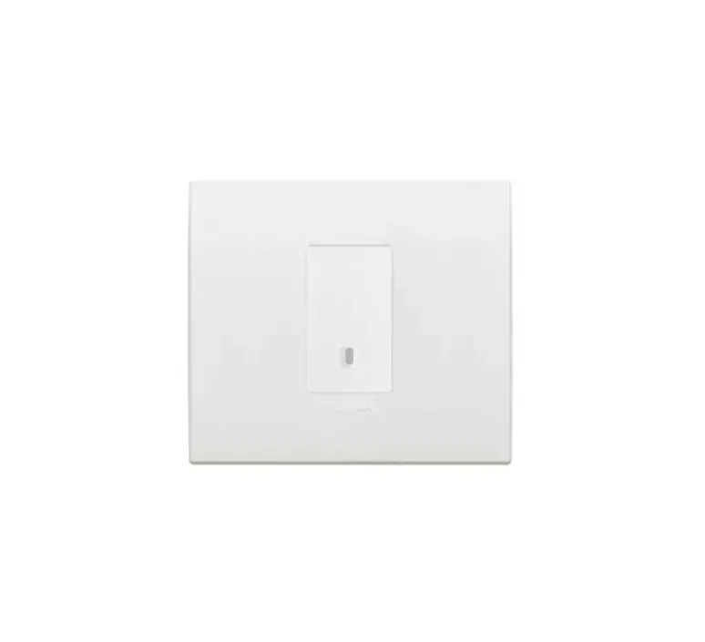 Interrupteur*Vimar Interrupteur, Arké, Simple, Blanc, Va-et-vient x1, Blanc, L9cm, H9cm -
