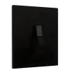 Interrupteur*Font Barcelona Interrupteur, Bridge, Simple, Noir mat, Va-et-vient x1, Noir, L9cm, H9cm -