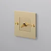 Interrupteur*Buster & Punch Interrupteur, Buster, Simple, Laiton, Va-et-vient x1, Laiton, L8,8cm, H8,8cm - Buster and Punch