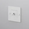 Interrupteur, Buster, Simple, Blanc, Va-et-vient x1, Blanc, L8,8cm, H8,8cm - Buster and Punch