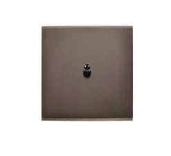 Interrupteur, Confidence, Simple, Canon de fusil, Poussoir x1, Noir, L8cm, H8cm - Modelec