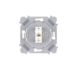 Interrupteur, Confidence, Simple, Canon de fusil, Poussoir x1, Doré, L8cm, H8cm - Modelec