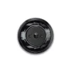 Interrupteur, Dimbler, Simple, Porcelaine noir, Va-et-vient x1, Nickel noir, L10cm, H10cm - Fontini