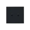 Interrupteur, Désir, Simple, Noir mat, Volet roulant va-et-vient x2, Noir, L8cm, H8cm - Modelec
