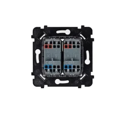 Interrupteur*Modelec Interrupteur, Désir, Simple, Blanc mat, Va-et-vient ou poussoir x2, Blanc, L8cm, H8cm -