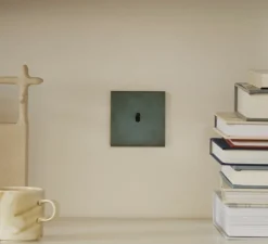 Interrupteur, Fascination, Simple, Jade, Va-et-vient, Noir, L8cm, H8cm - Modelec