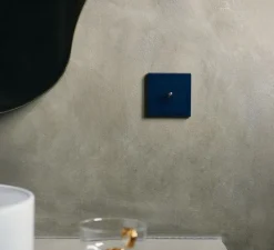 Interrupteur*Modelec Interrupteur, Fascination, Simple, Ombre, Va-et-vient, Acier, L8cm, H8cm -