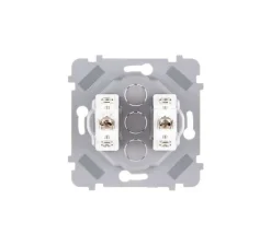 Interrupteur, Fascination, Simple, Coslan, Va-et-vient x2, Laiton, L8cm, H8cm - Modelec