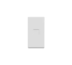 Interrupteur*Vimar Interrupteur, Flat, Etroit court, Blanc mat, Va-et-vient x1, Blanc, L8,5cm, H4,6cm -
