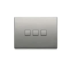 Interrupteur*Vimar Interrupteur, Flat, Simple, Nickel brossé, Va-et-vient x3, Nickel, L12,5cm, H9,5cm -
